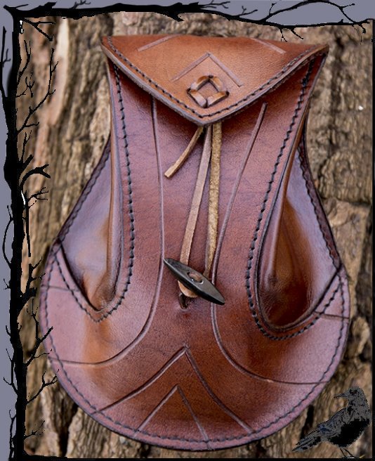 Mittelalter Taschen und Beutel - Ledertasche Elven Epic Armoury - Bild 5 von 5