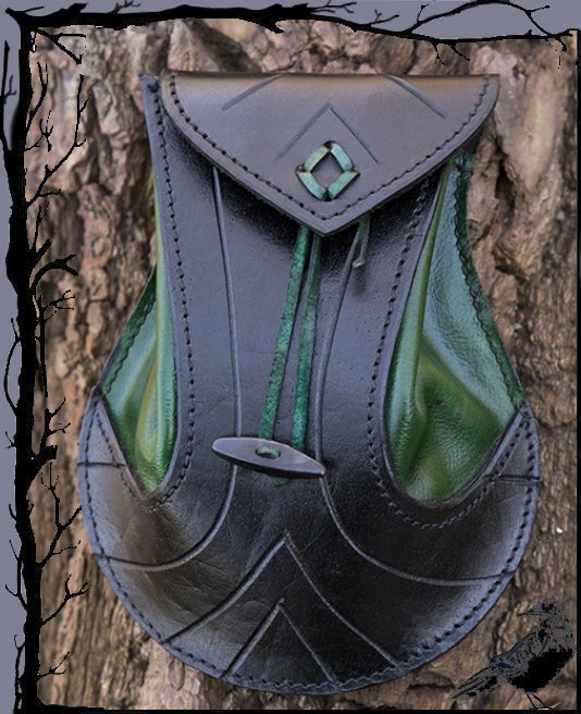 Mittelalter Taschen und Beutel - Ledertasche Elven Epic Armoury - Bild 3 von 5