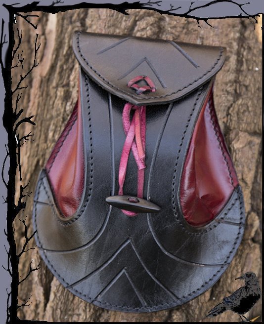 Mittelalter Taschen und Beutel - Ledertasche Elven Epic Armoury - Bild 2 von 5