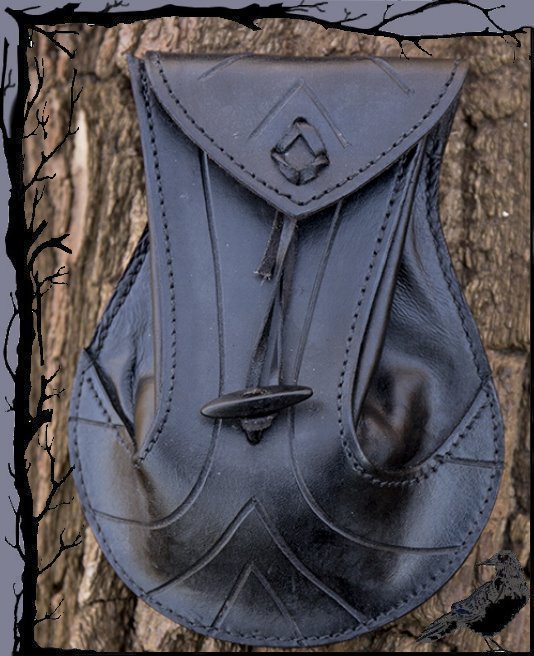 Mittelalter Taschen und Beutel - Ledertasche Elven Epic Armoury - Bild 4 von 5