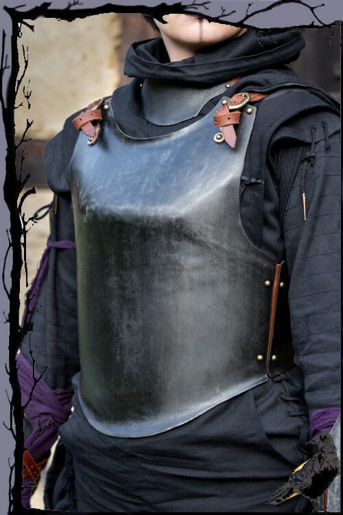 Mittelalter Larp - Rüstung Stahl Kürass Abtrünniger weiblich Epic Armoury