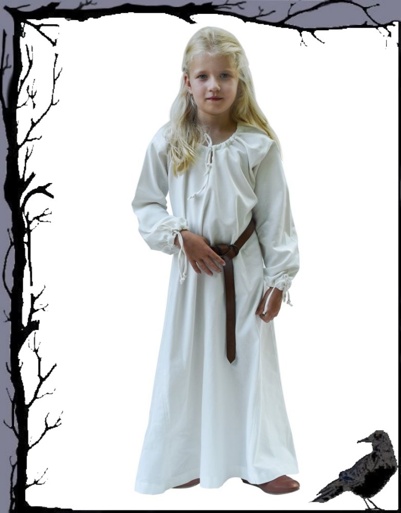 Mittelalter Kinder Kleid - Wikingerkleid - Unterkleid - Ana - - Bild 2 von 5