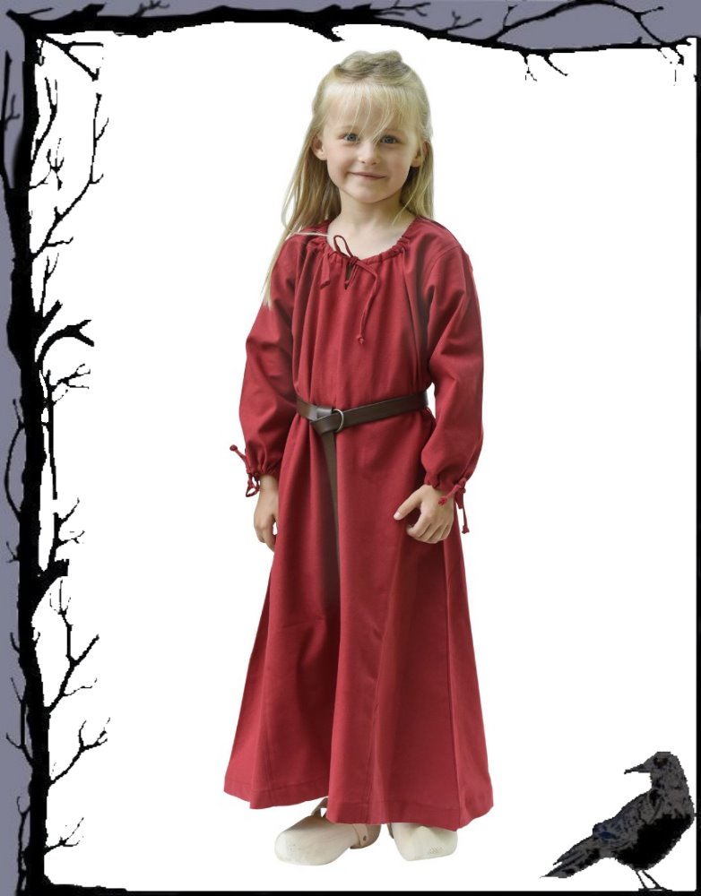Mittelalter Kinder Kleid - Wikingerkleid - Unterkleid - Ana - - Bild 5 von 5