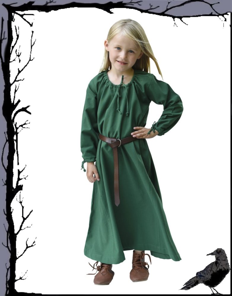 Mittelalter Kinder Kleid - Wikingerkleid - Unterkleid - Ana - - Bild 3 von 5