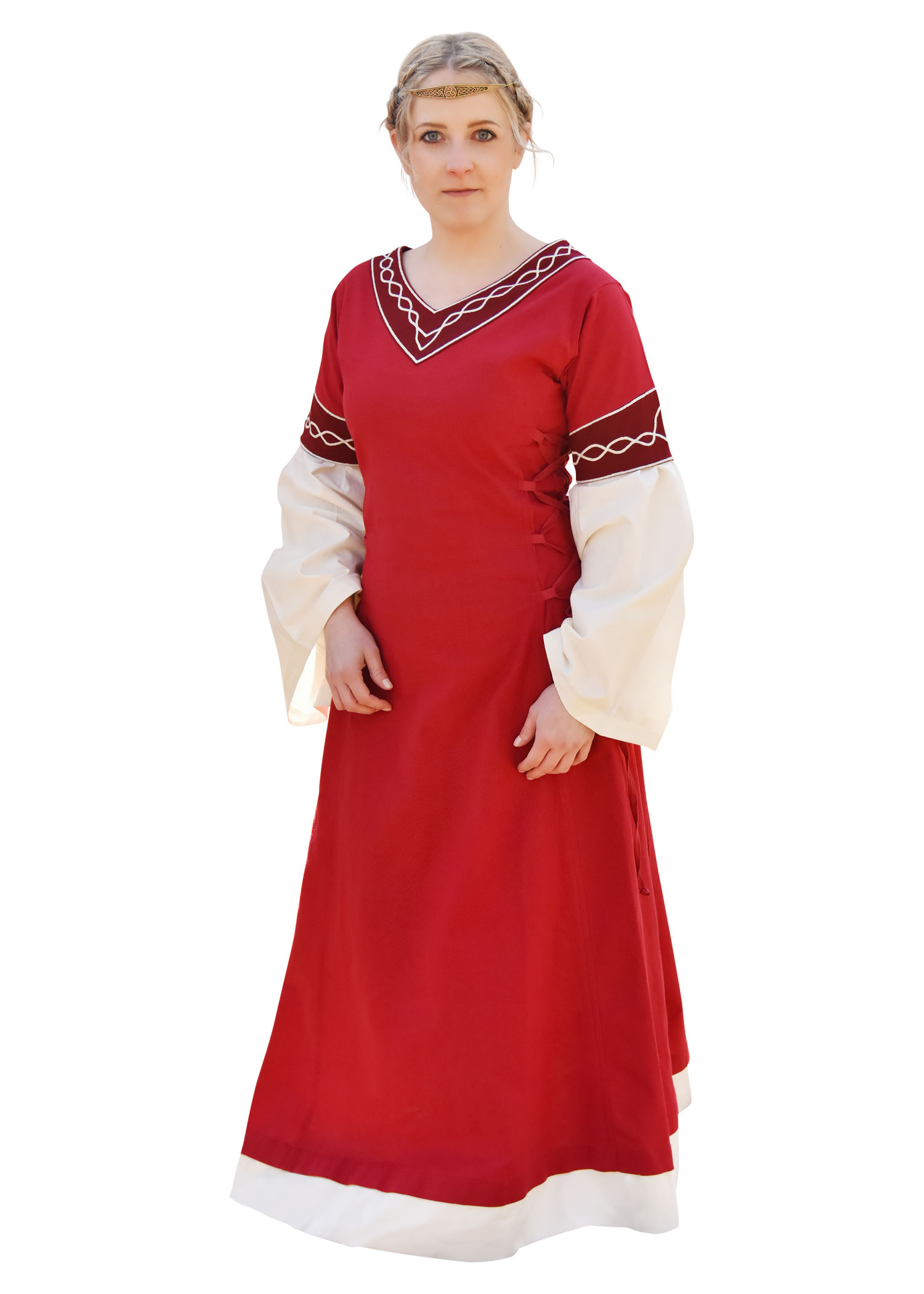 Vestido de mercado medieval con bordado - Alvina - - Imagen 2 de 2
