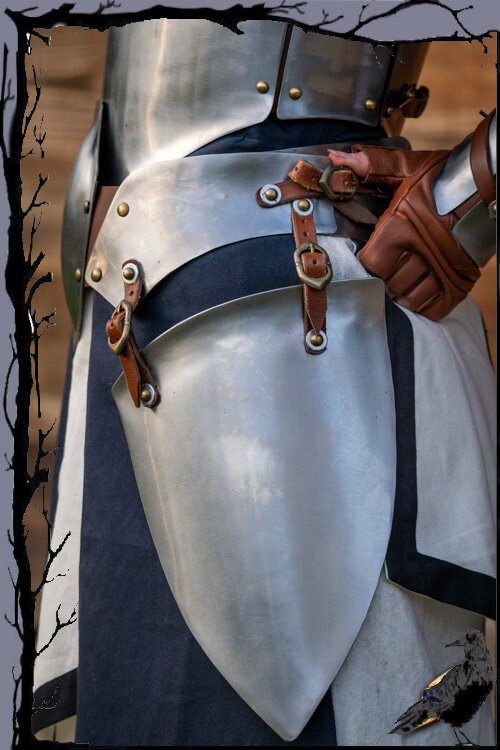 Tasche gambe medievali Larp acciaio - apostata Renegade Epic Armoury - Foto 2 di 3
