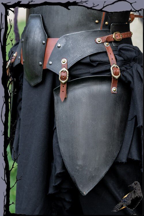 Tasche gambe medievali Larp acciaio - apostata Renegade Epic Armoury - Foto 3 di 3