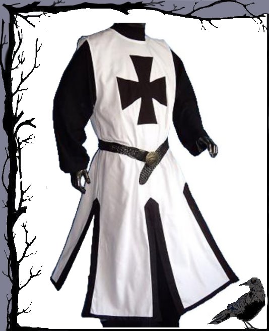 Mittelalter Waffenrock - Tempelritter edel  Inter-Moden