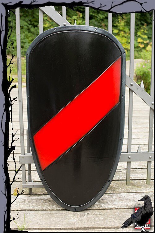 Larp Schilde - Listo para la batalla Ritter Groß Schild 100x 60 cm Epic Armoury - Imagen 2 de 5