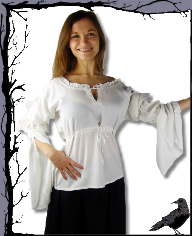 Blusa medieval noble - Rionora @ oferta especial Leonardo Carbone pieza única - Imagen 4 de 4