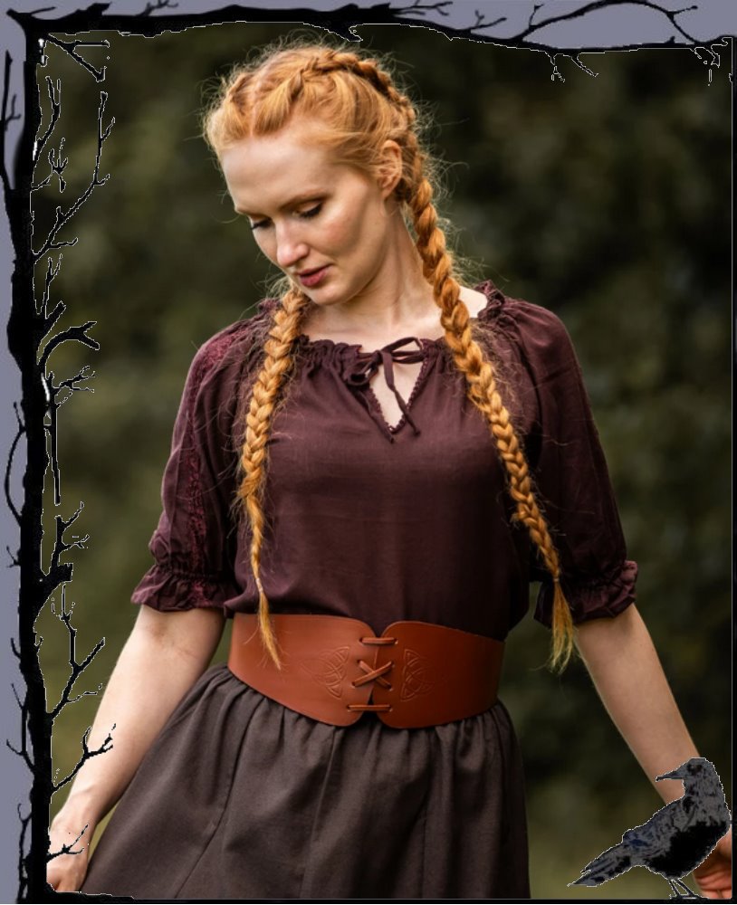 Blusa de mercado medieval - Janina @ oferta especial Leonardo Carbone pieza única - Imagen 3 de 5