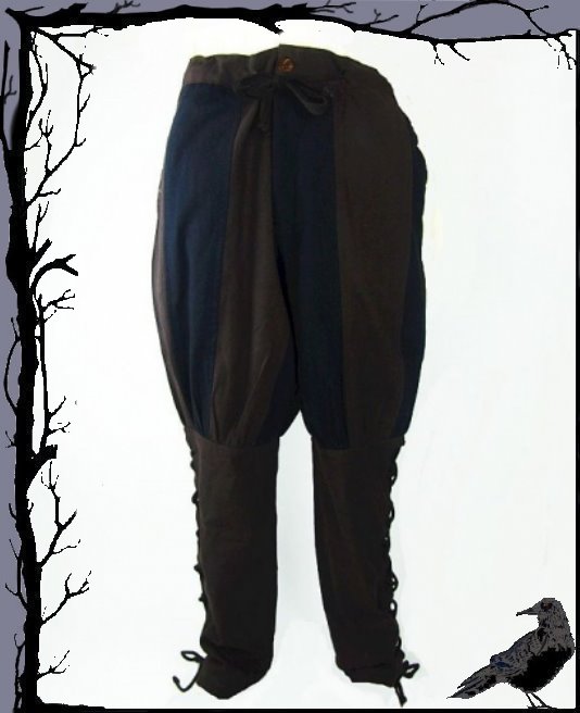 Pantalón vikingo medieval Larp con cordones para piernas - Torgal Leonardo Carbone - Imagen 5 de 6