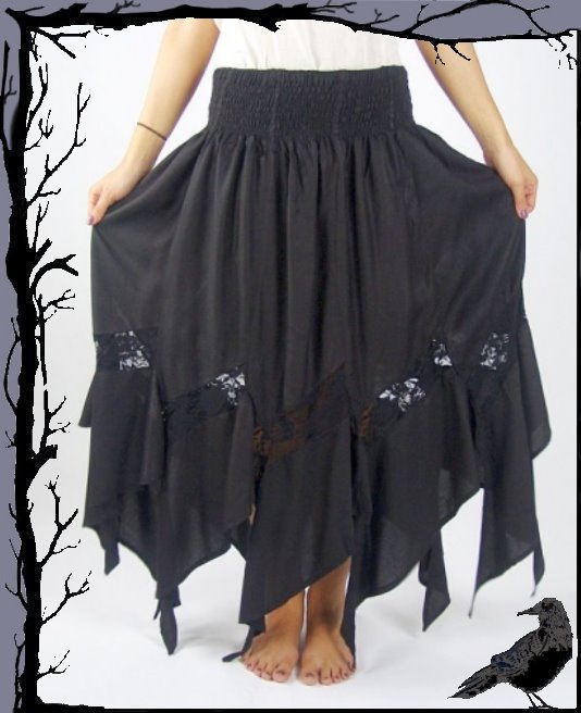 Vampire - Long Gothic Skirt Flor Leonardo Carbone