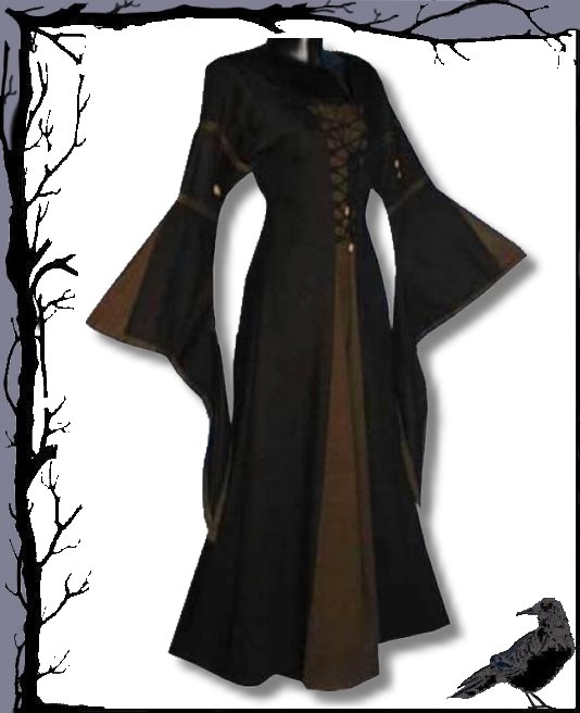 Vampire - Langes Gothic Kleid Almathia Inter Moden - Bild 3 von 5