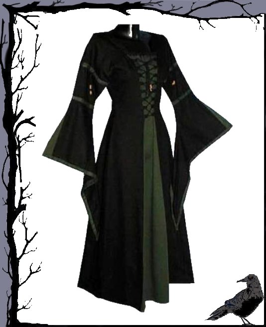 Vampire - Langes Gothic Kleid Almathia Inter Moden - Bild 4 von 5
