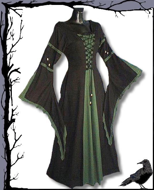 Vampiro - Vestido gótico largo Kelsi Inter moden - Imagen 4 de 5