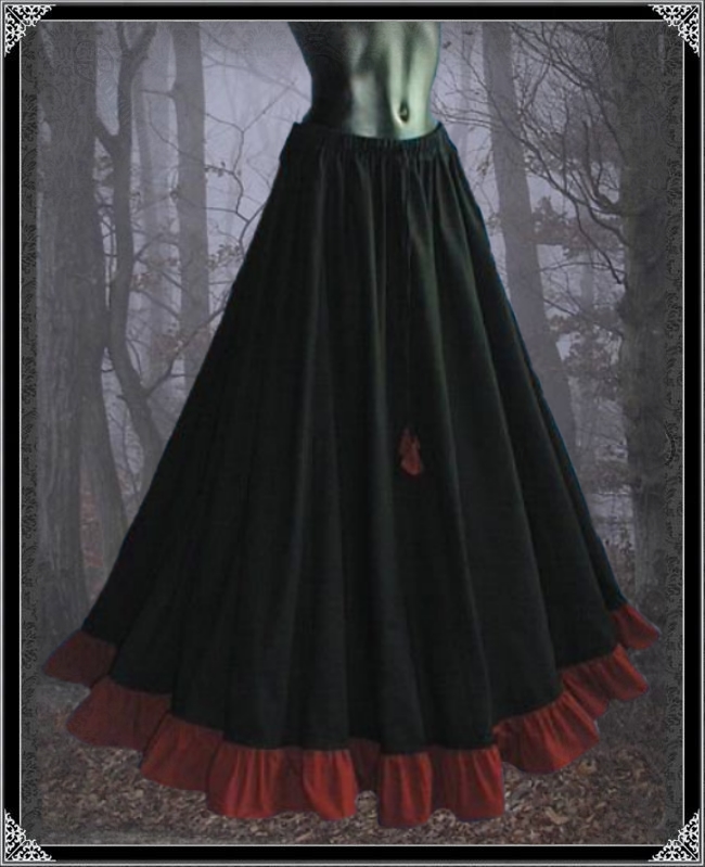 Steampunk - Long Gothic Skirt Sophie Inter Moden