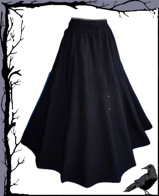 Steampunk - Long Gothic Skirt Sirena Inter Moden