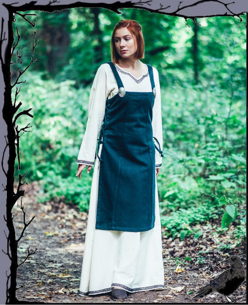Mittelalter Wikinger Überkleid aus Wolle - Aila Leonardo Carbone - Bild 2 von 3