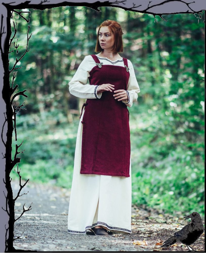 Mittelalter Wikinger Überkleid aus Wolle - Aila Leonardo Carbone - Bild 3 von 3