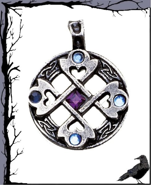 Keltisches Kreuz Mittelalter Amulett Nordische Lichter 