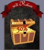 Sonderangebote mit 50% Rabatt